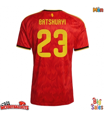 Belgium Michy Batshuayi #23 Replica Home Stadium Shirt World Cup 2026 Short Sleeve